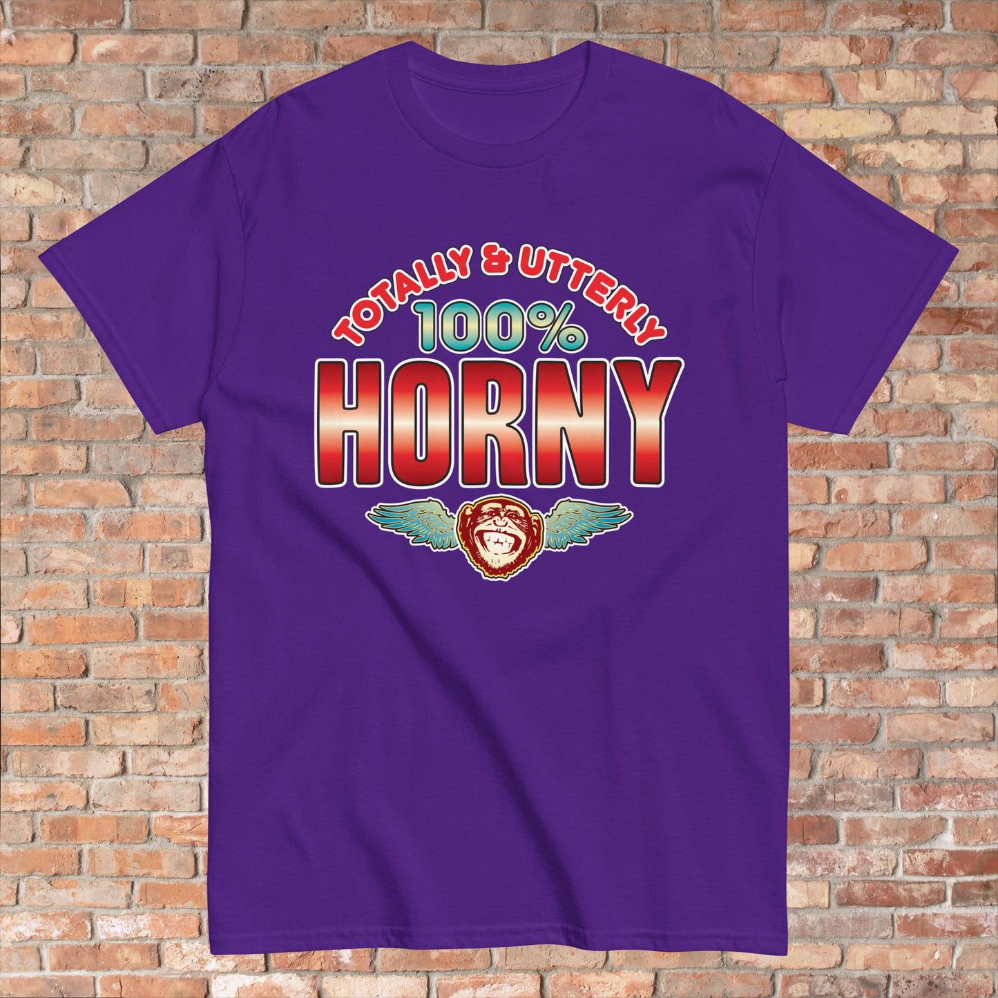 Horny 100% Sugar Tag Cotton Unisex T-Shirt