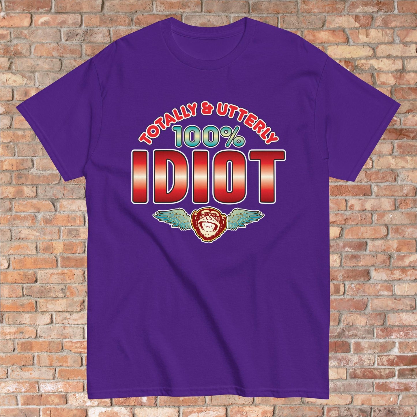 Idiot 100% Sugar Tag Cotton Unisex T-Shirt