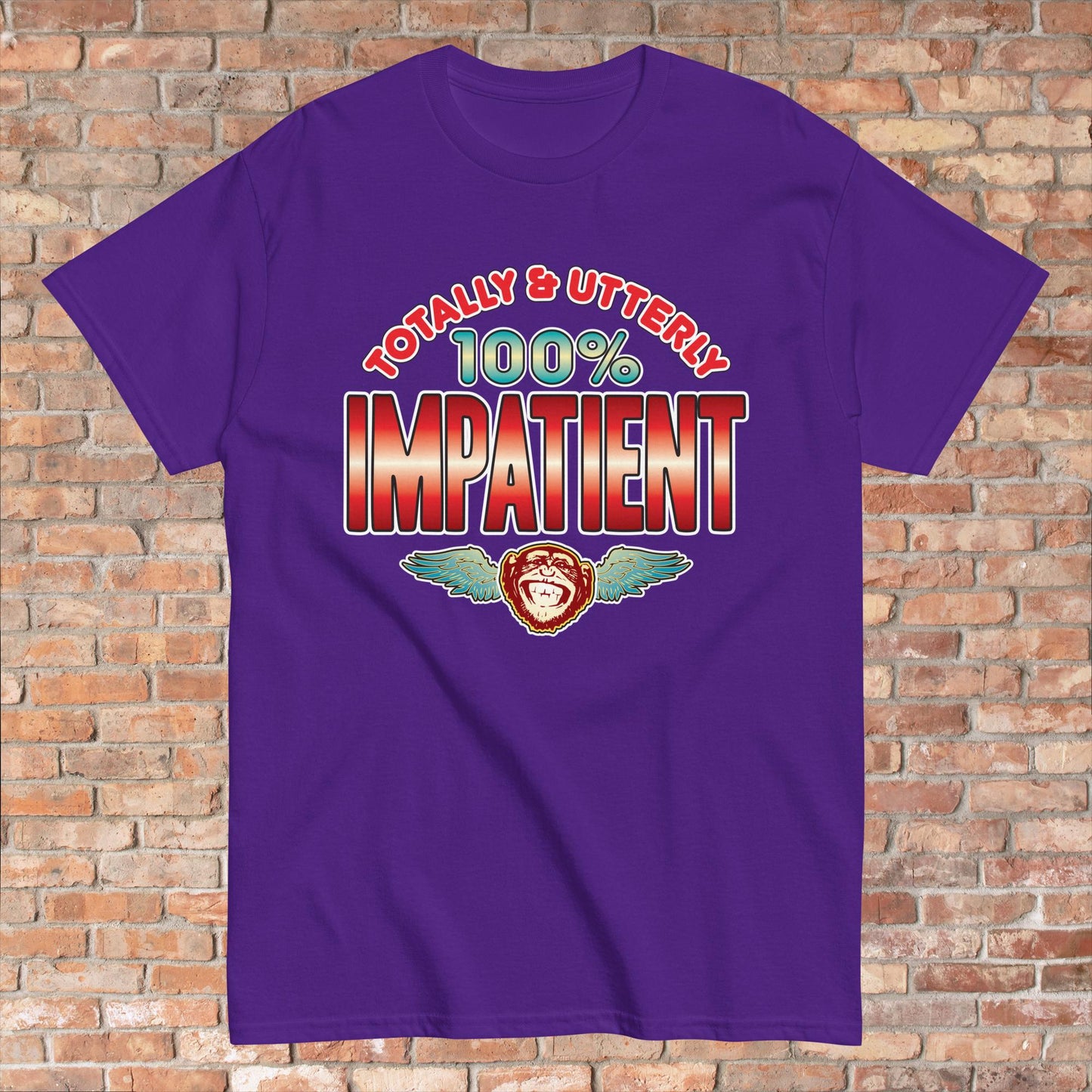 Impatient 100% Sugar Tag Cotton Unisex T-Shirt