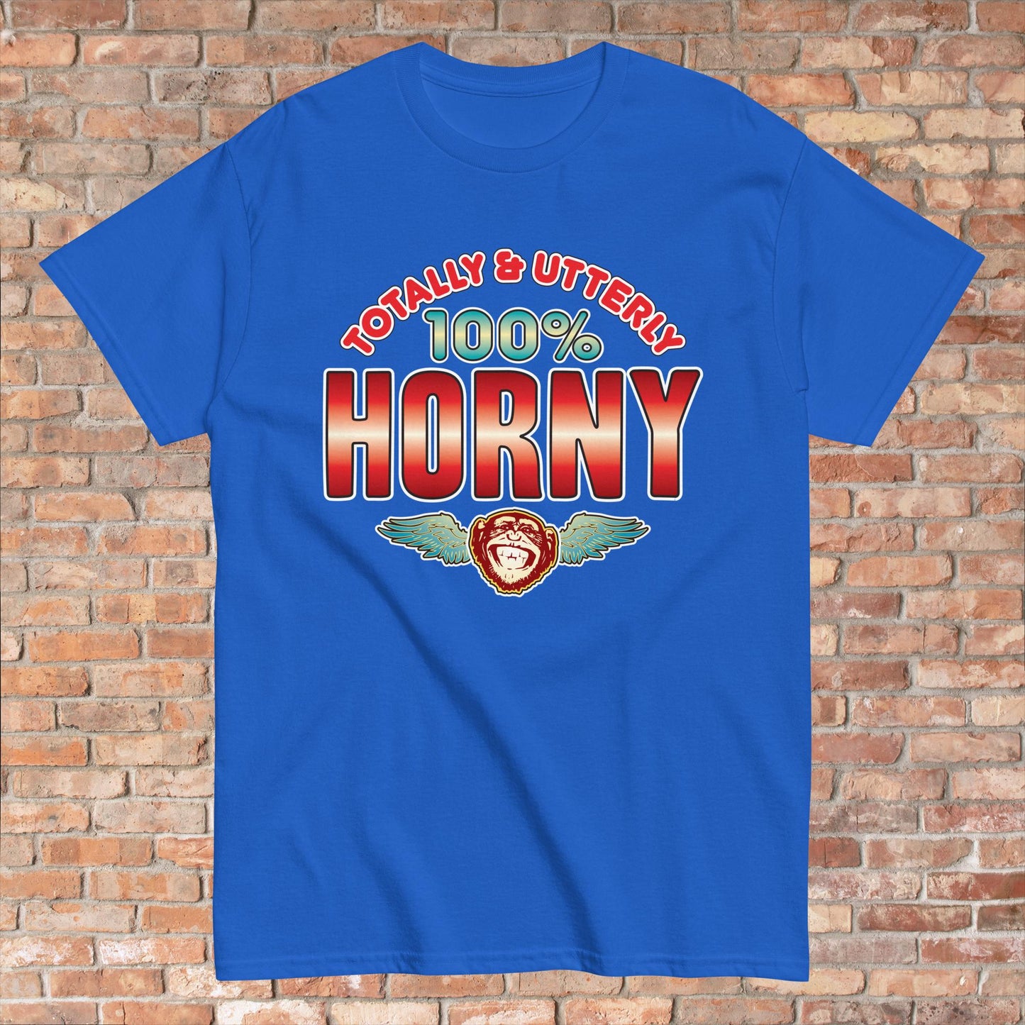 Horny 100% Sugar Tag Cotton Unisex T-Shirt