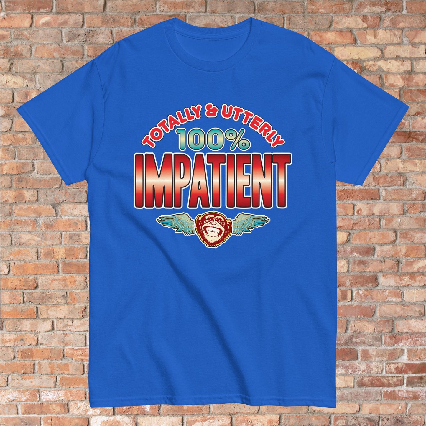 Impatient 100% Sugar Tag Cotton Unisex T-Shirt