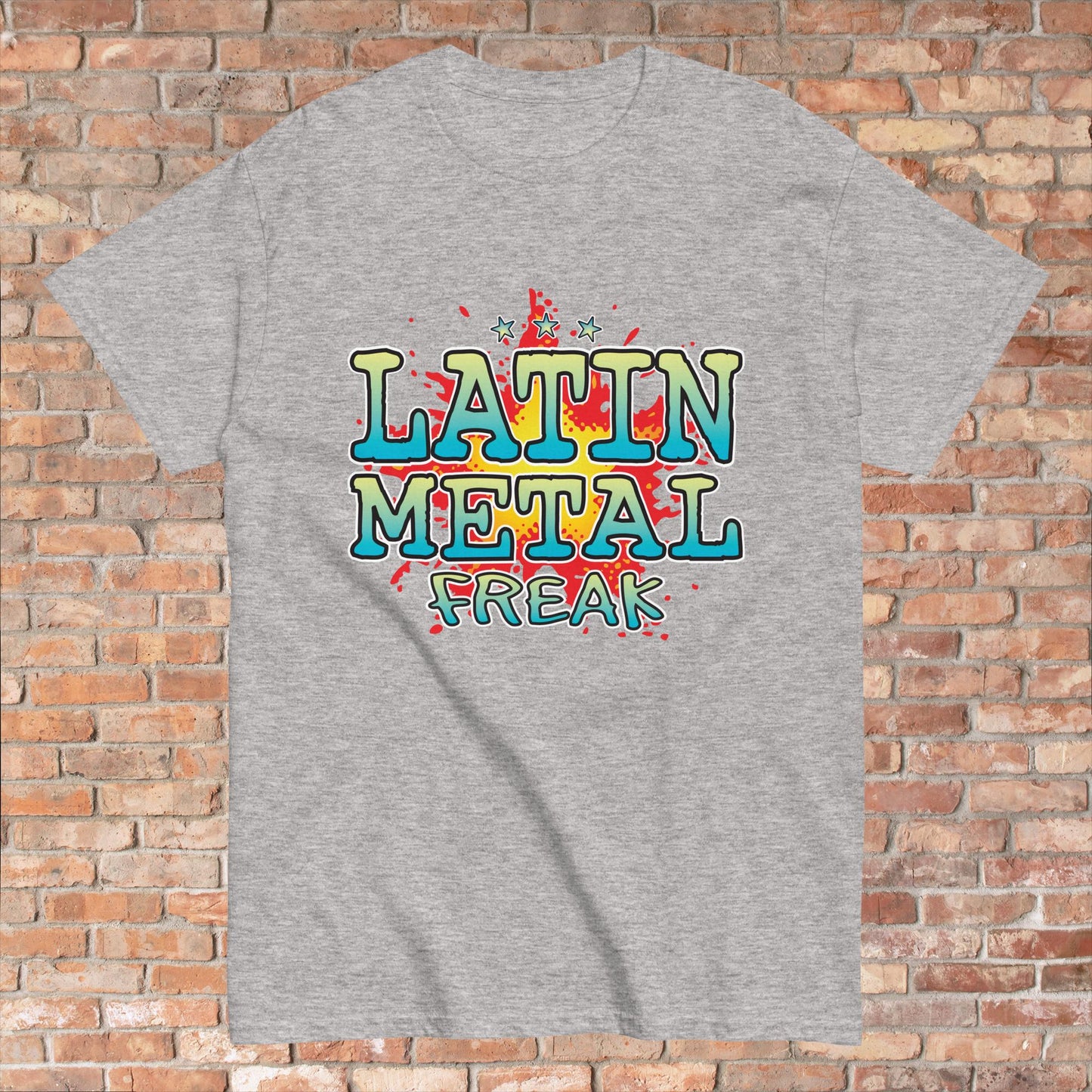 Latin Metal Cotton T-Shirt