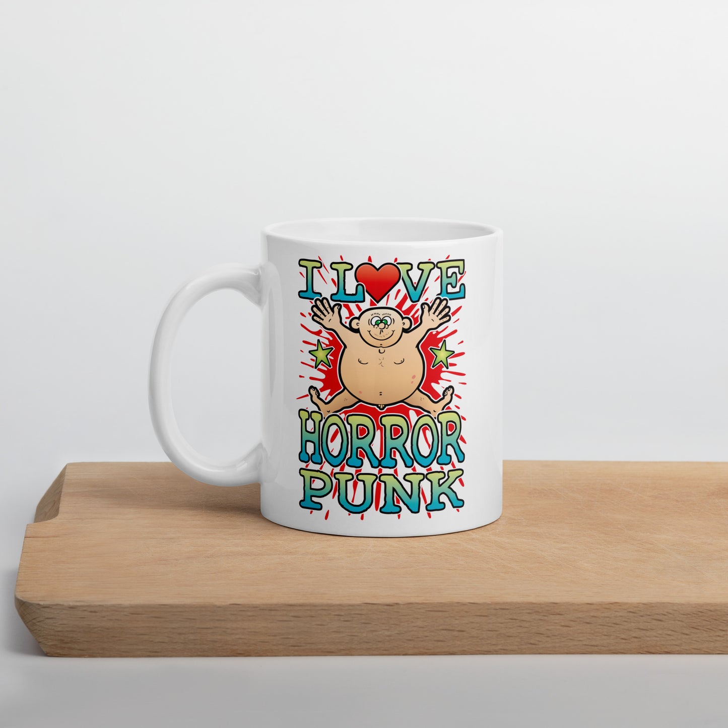 I Love Horror Punk Ceramic Mug