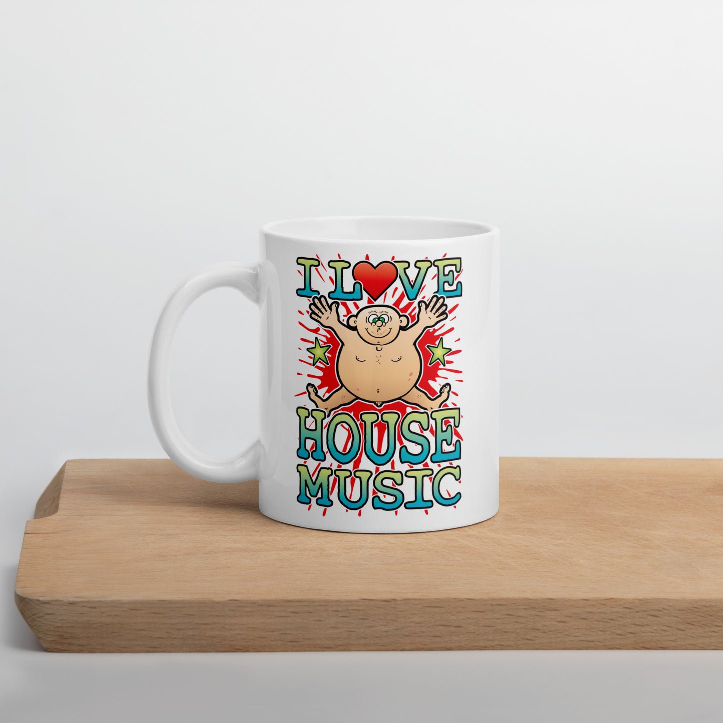 I Love House Music Ceramic Mug