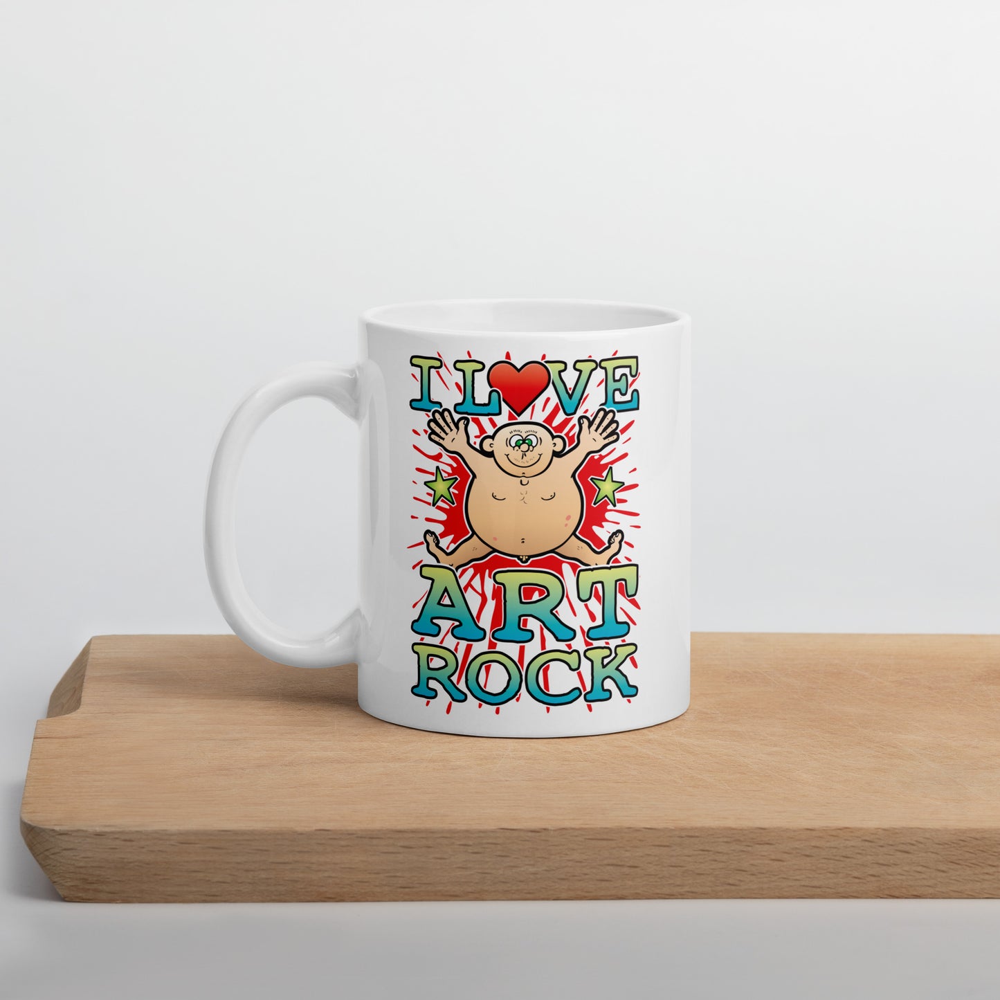 I Love Art Rock Ceramic Mug