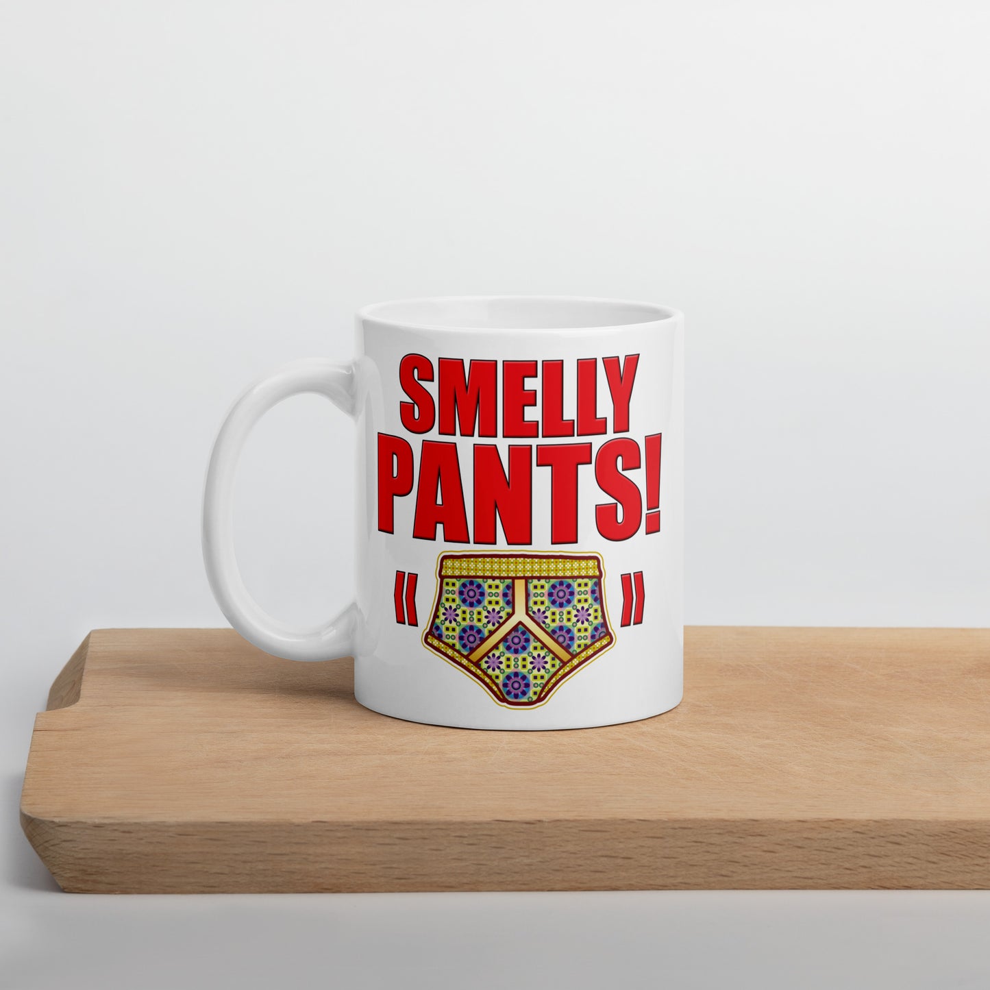 Smelly Pants Funny Slogan Ceramic 11oz Mug