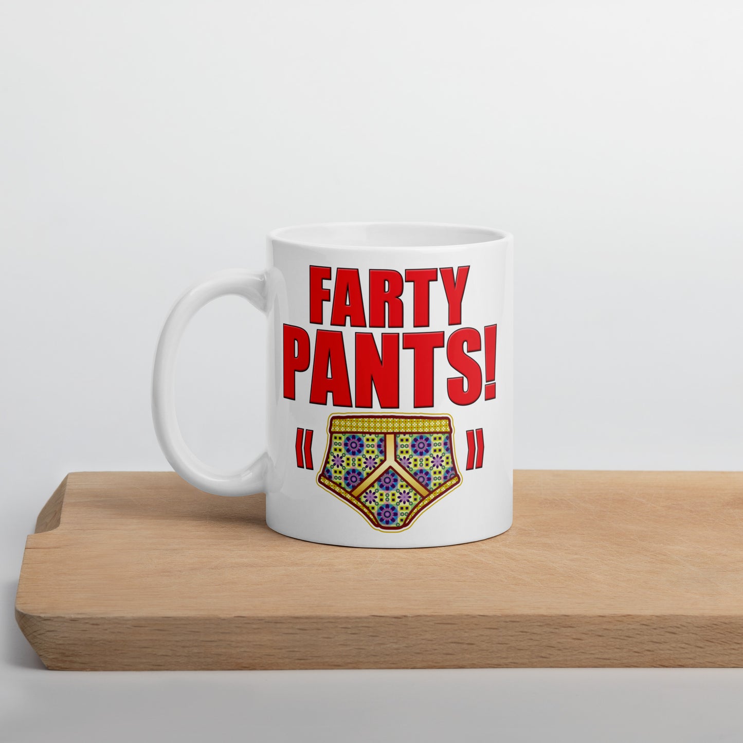 Farty Pants Funny Slogan Ceramic 11oz Mug