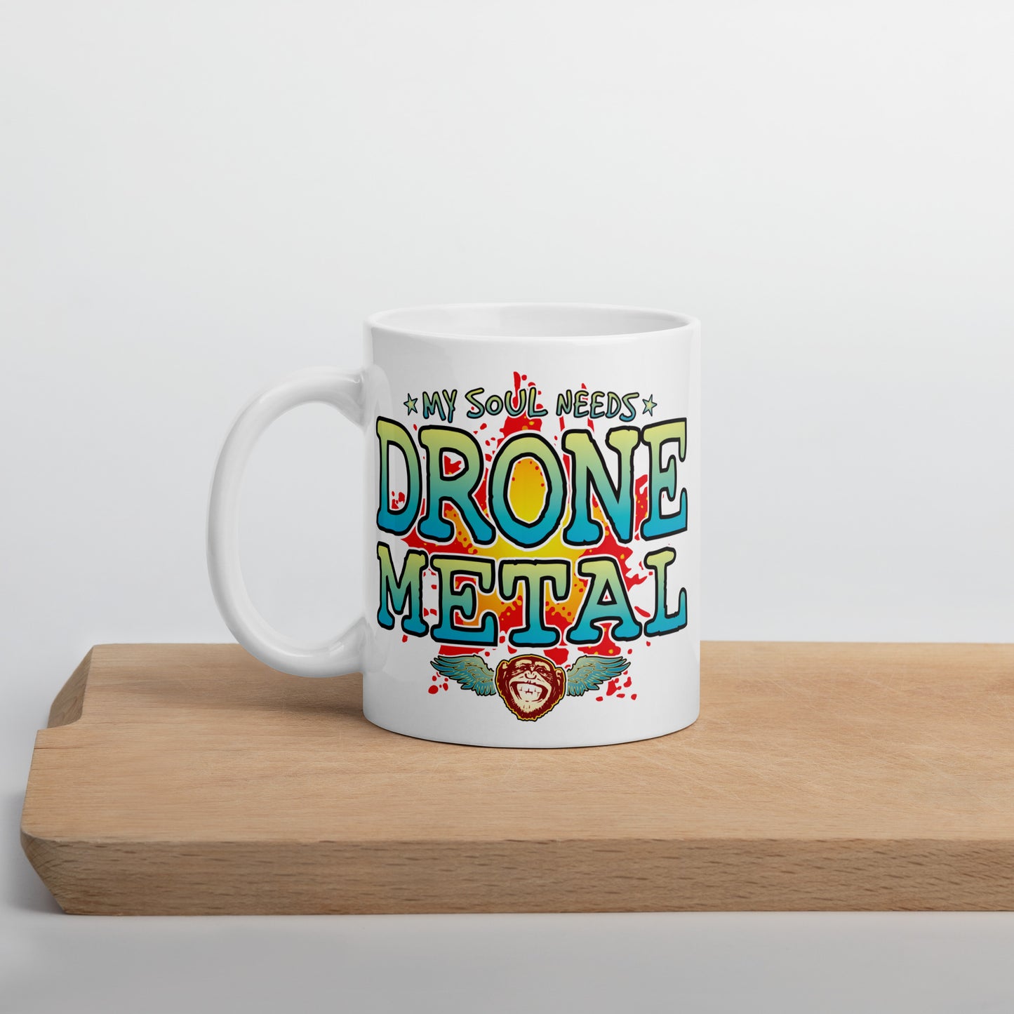 Drone Metal 11oz White Ceramic Soul Mug