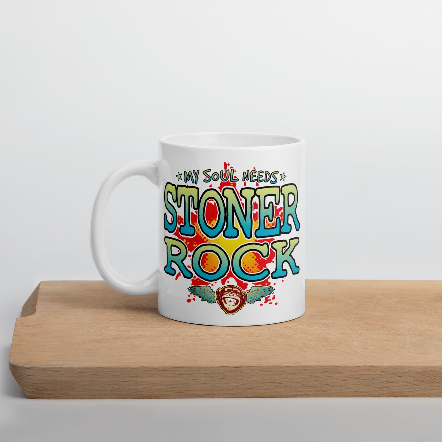 Stoner Rock 11oz White Ceramic Soul Mug