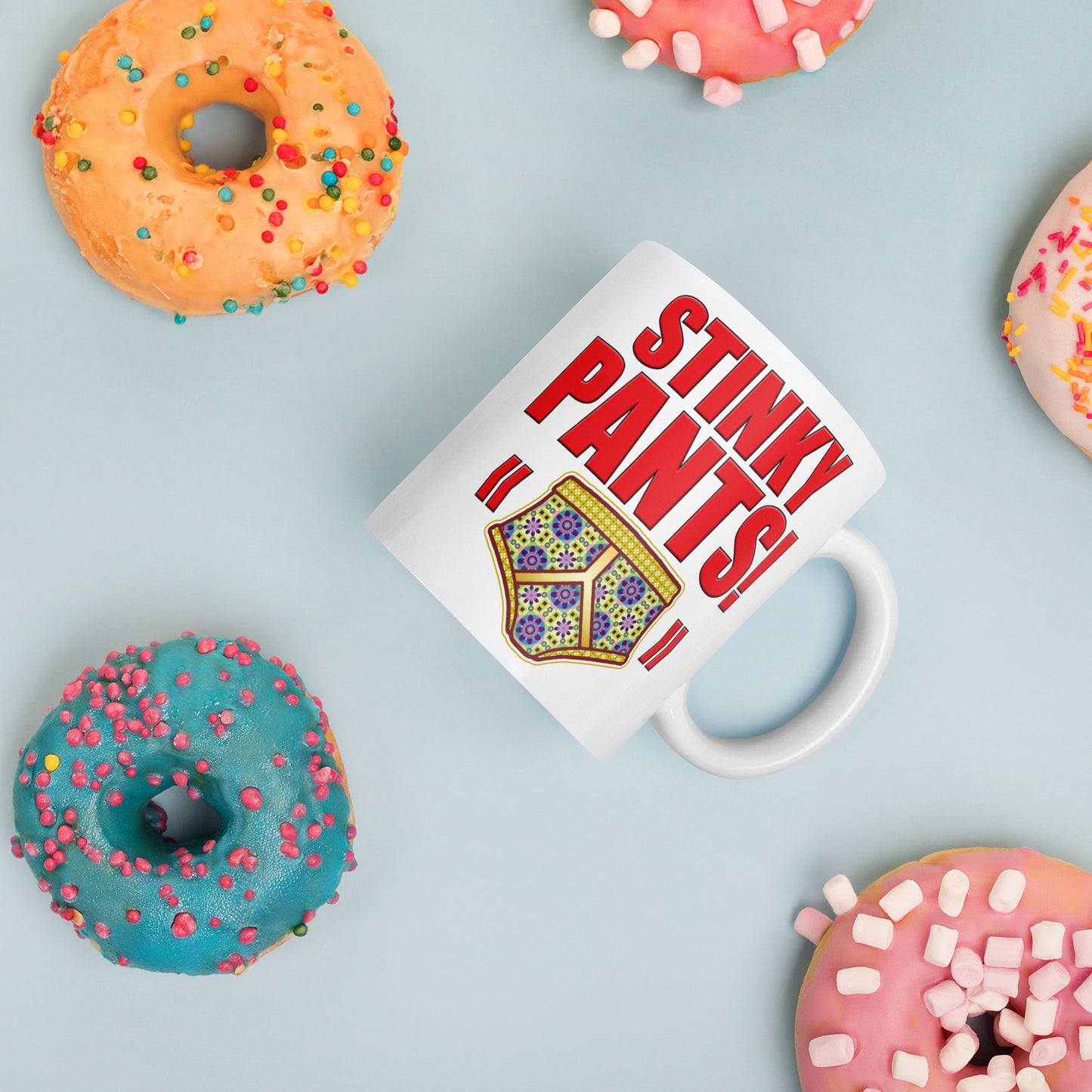 Stinky Pants Funny Slogan Ceramic 11oz Mug