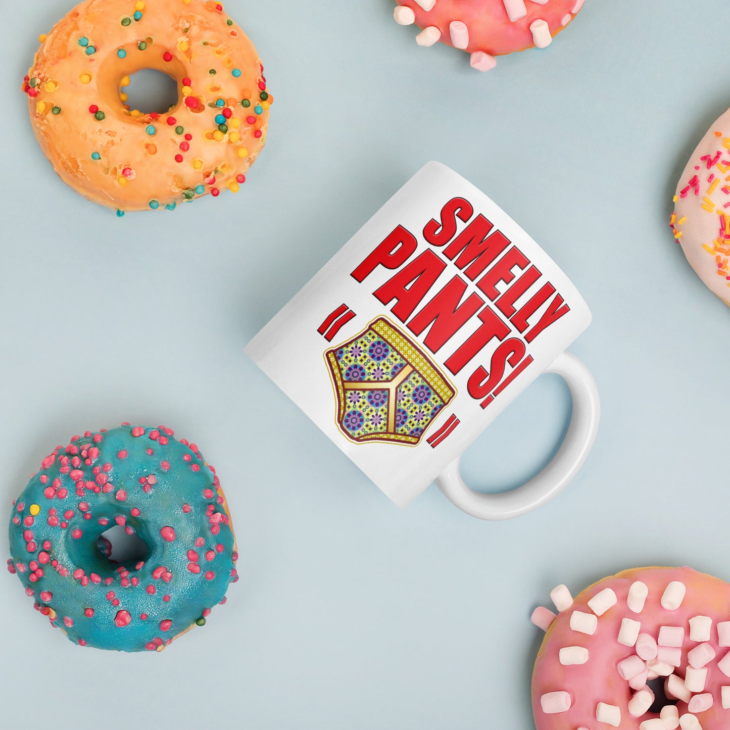 Smelly Pants Funny Slogan Ceramic 11oz Mug