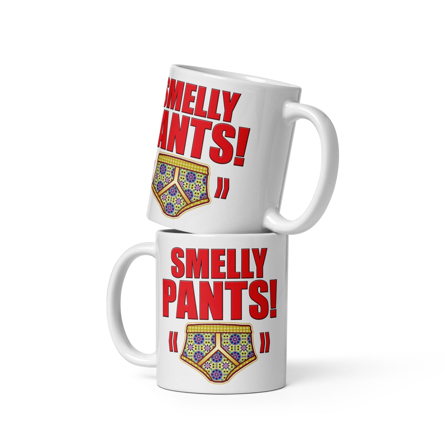 Smelly Pants Funny Slogan Ceramic 11oz Mug