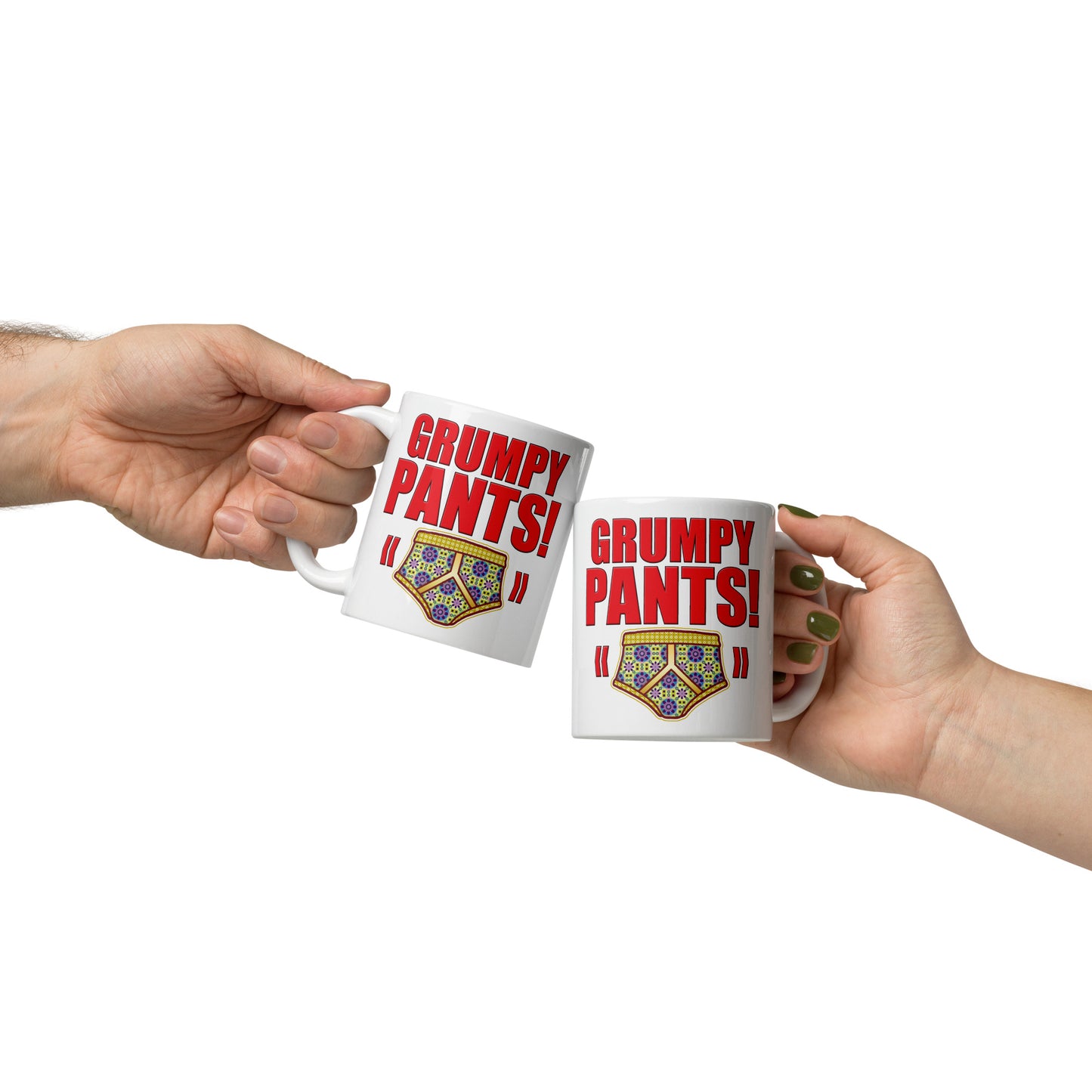 Grumpy Pants Funny Slogan Ceramic 11oz Mug
