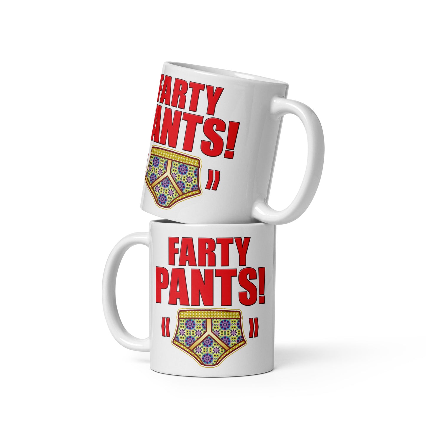 Farty Pants Funny Slogan Ceramic 11oz Mug