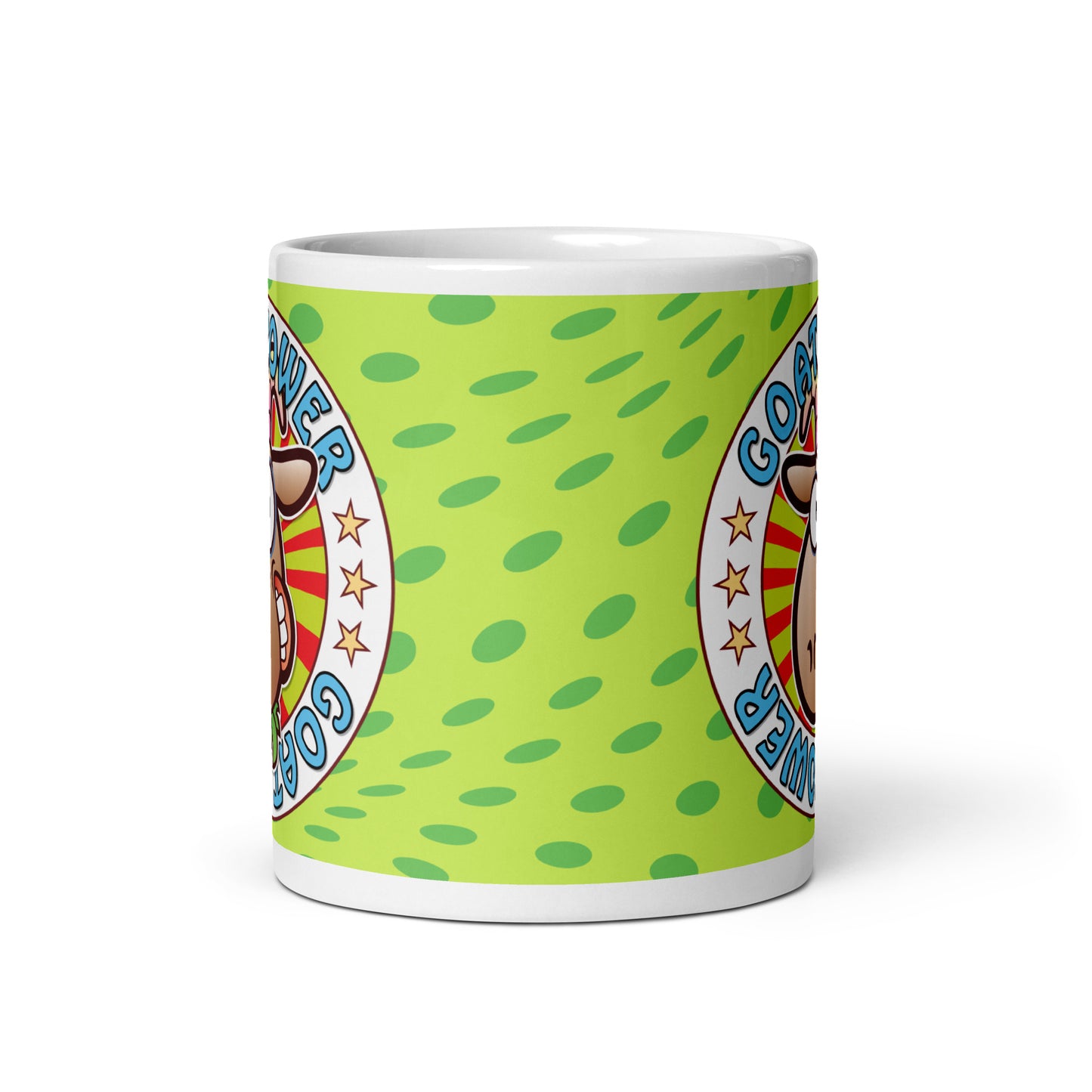 Goat Power Funny Slogan Ceramic 11oz Mug