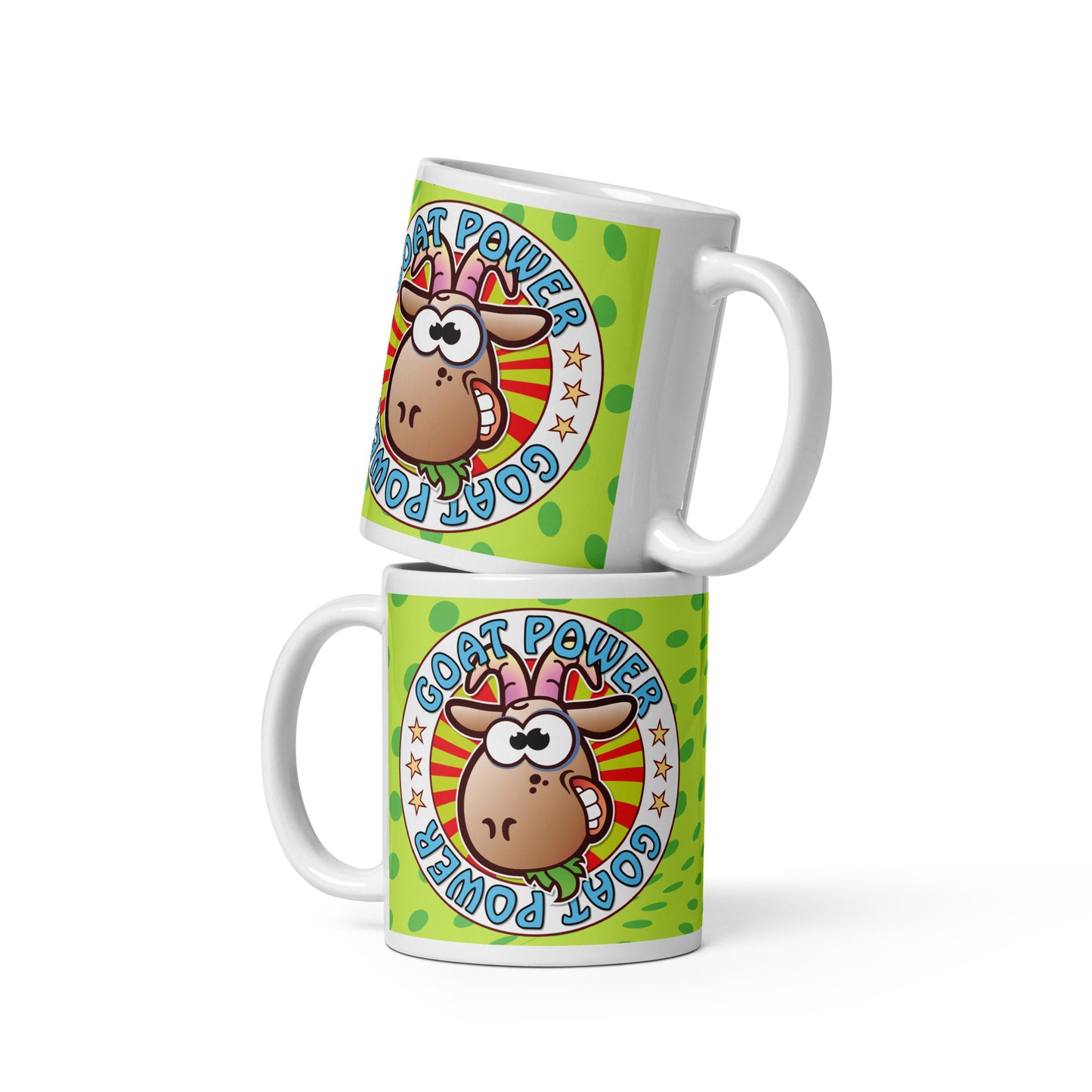 Goat Power Funny Slogan Ceramic 11oz Mug