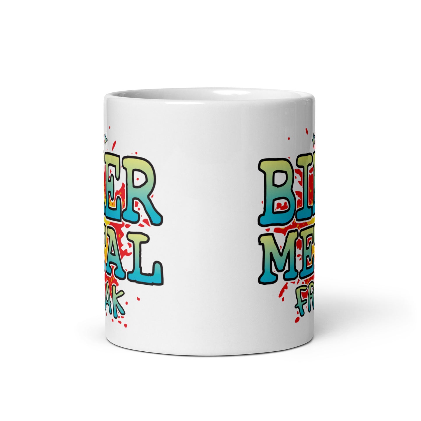 Biker Metal Ceramic Mug