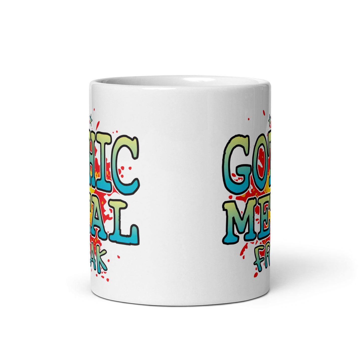Gothic Metal Ceramic Mug