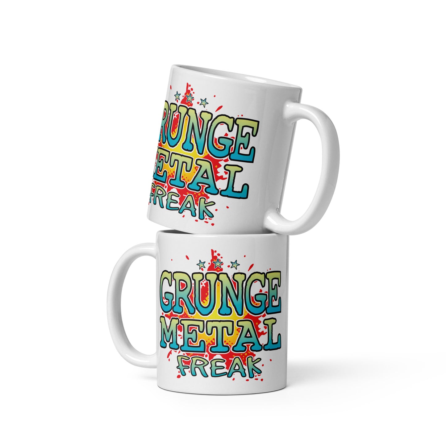 Grunge Metal Ceramic Mug