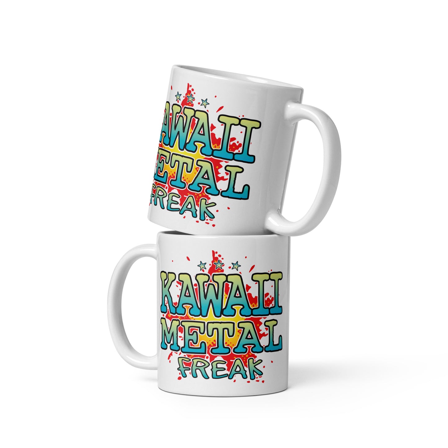 Kawaii Metal Ceramic Mug
