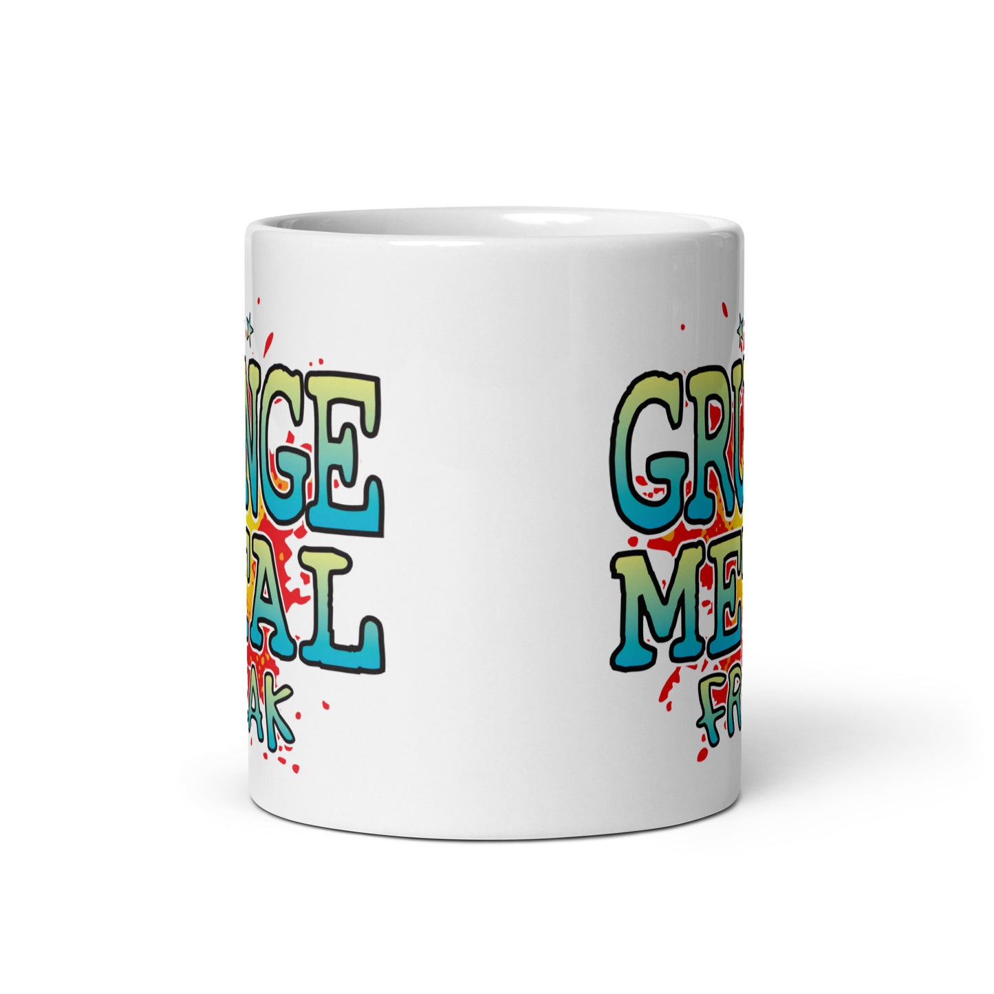Grunge Metal Ceramic Mug
