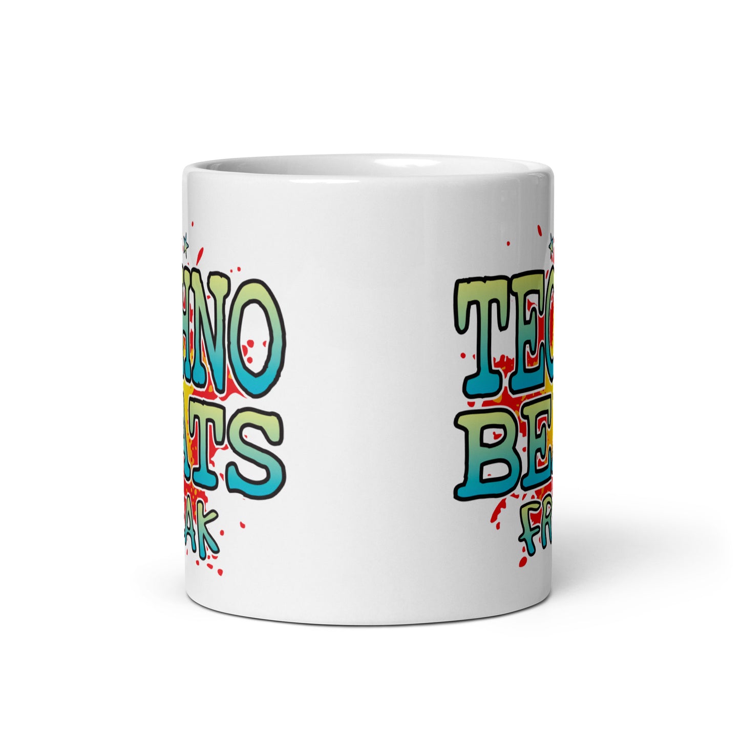 Techno Beats Ceramic Mug