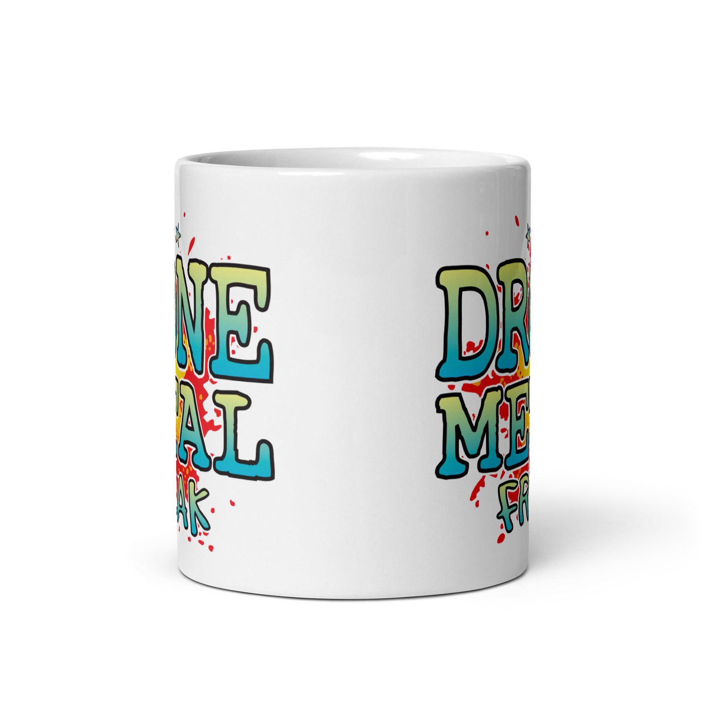 Drone Metal Ceramic Mug