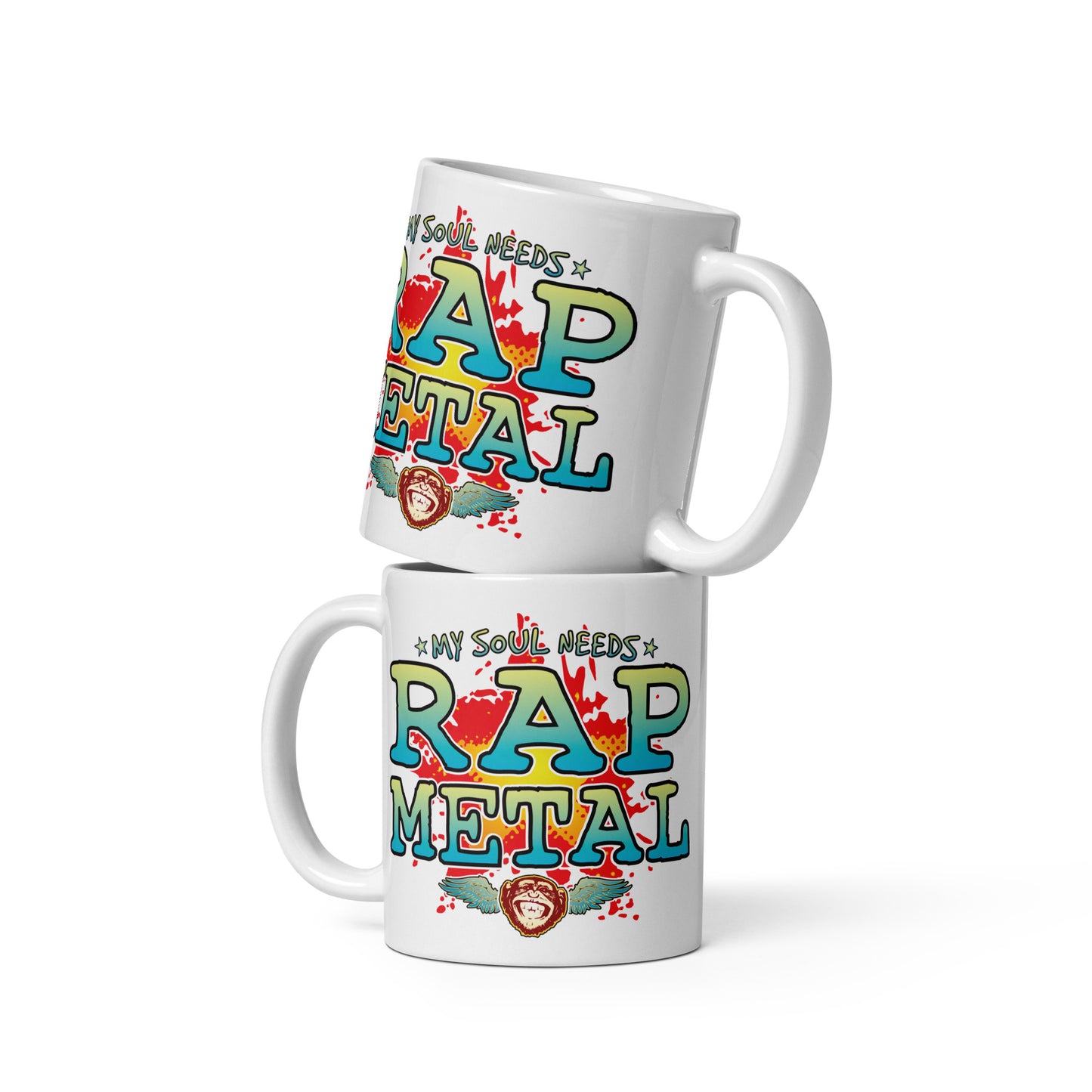 Rap Metal 11oz White Ceramic Soul Mug