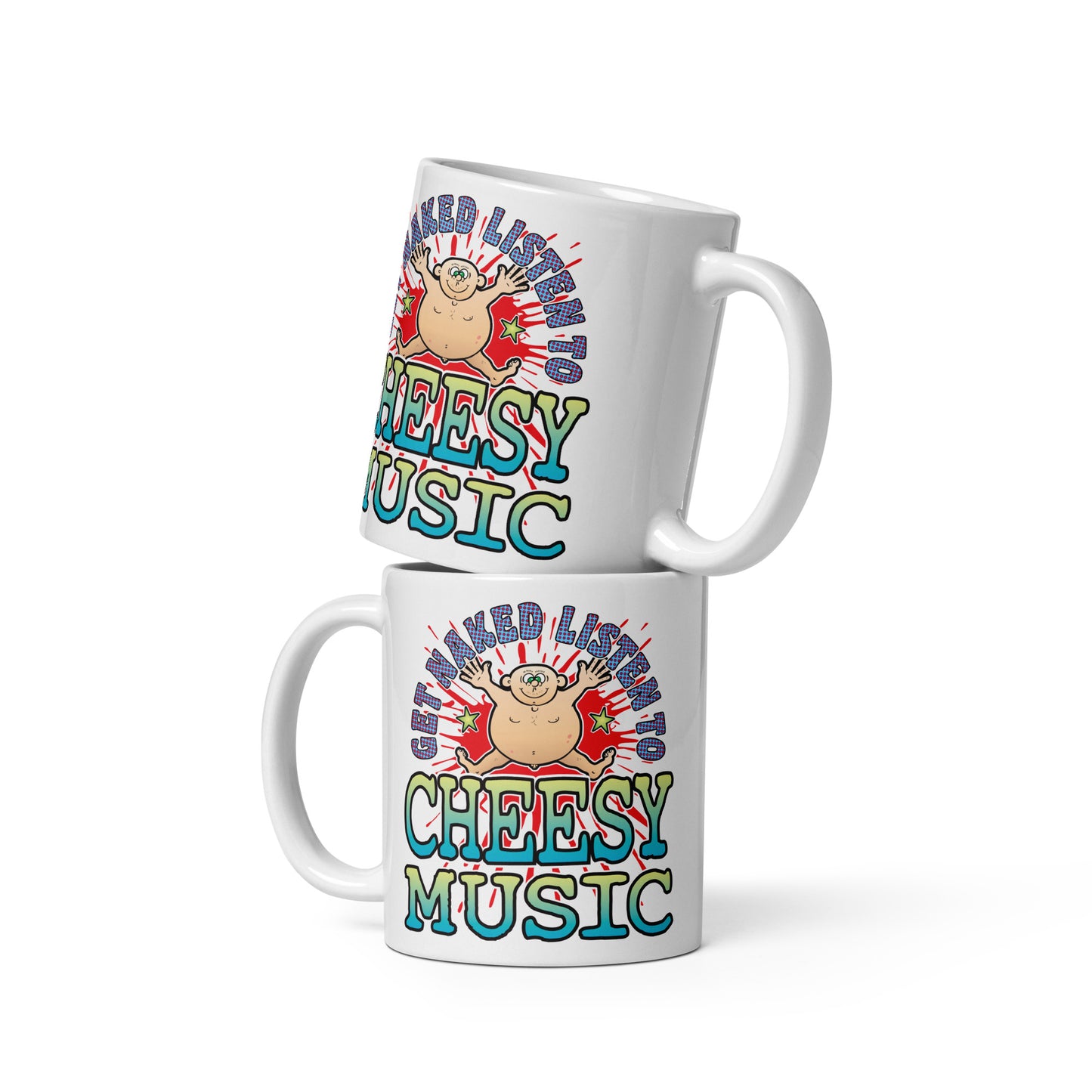 Cheesy Music Ceramic Mug