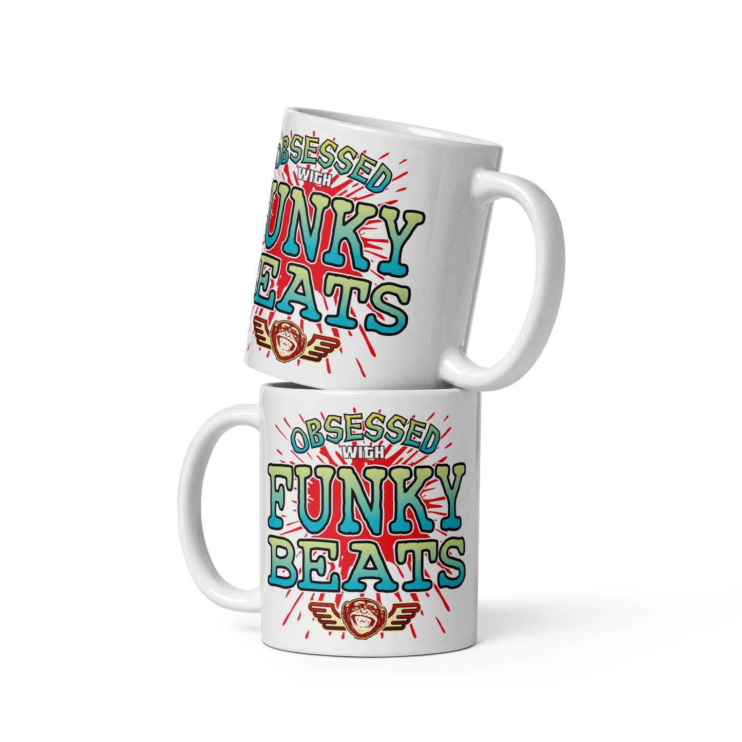 Funky Beats Ceramic Mug