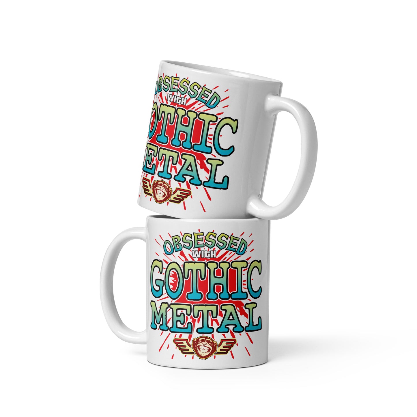 Gothic Metal Ceramic Mug