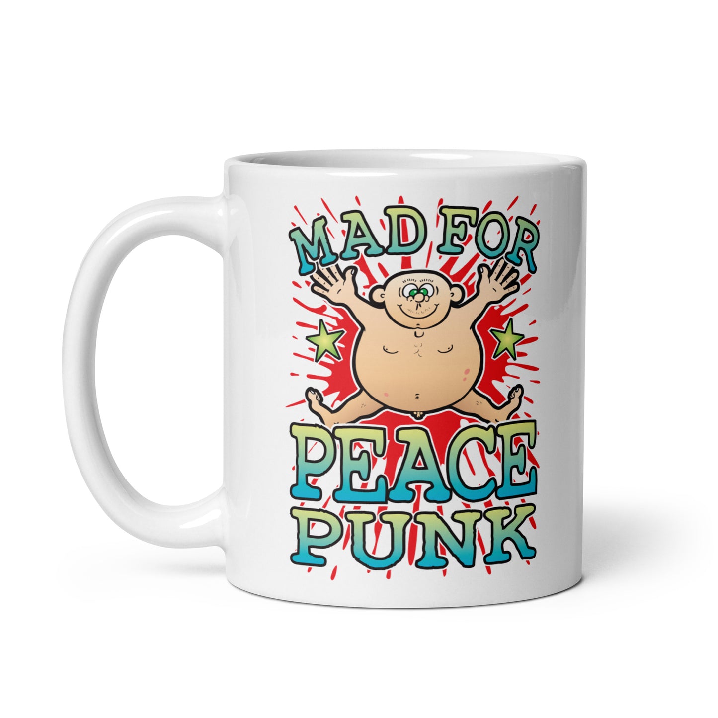 Mad For Peace Punk Mug