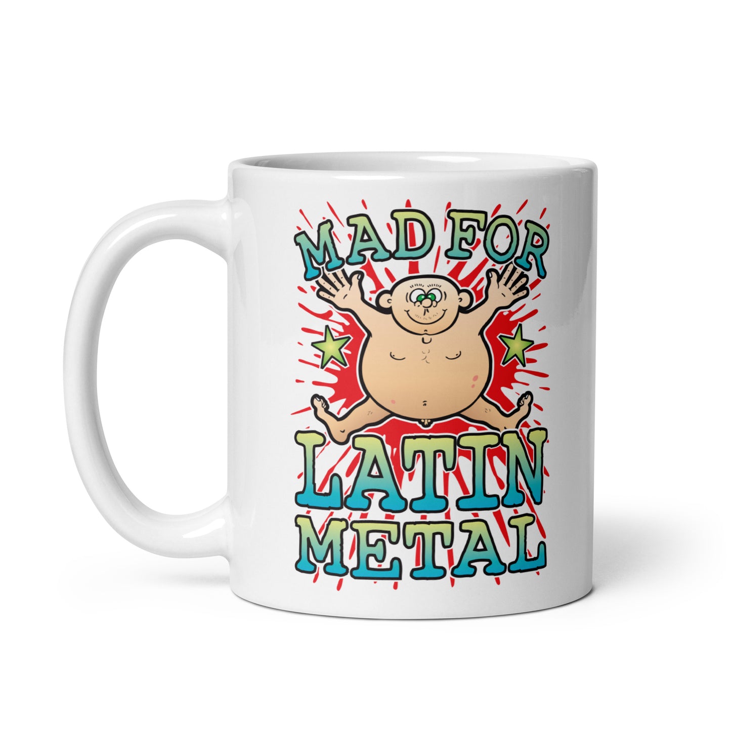Mad For Latin Metal Mug
