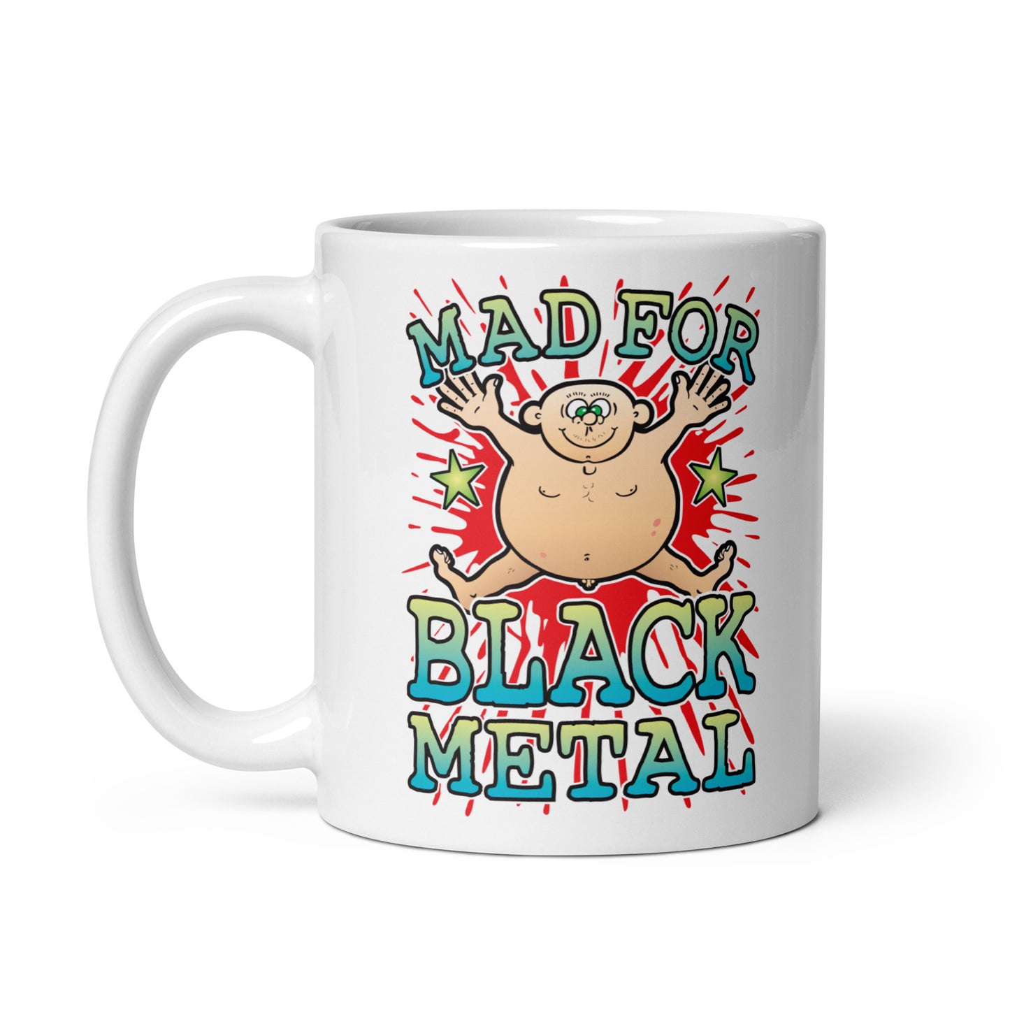 Black Metal Mad Ceramic Mug