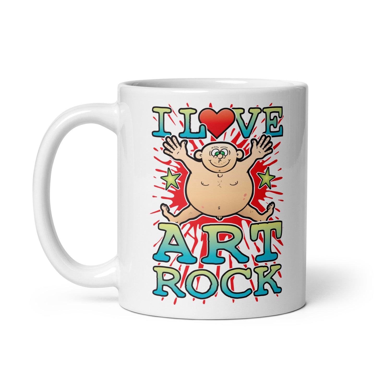 I Love Art Rock Ceramic Mug