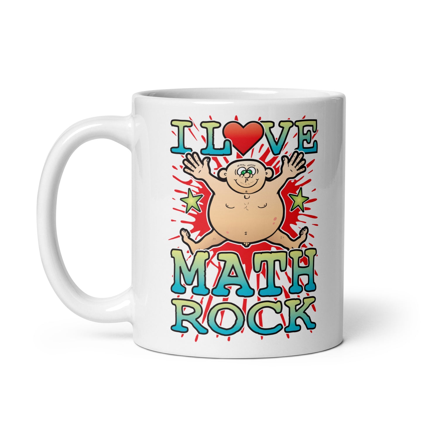 I Love Math Rock Ceramic Mug
