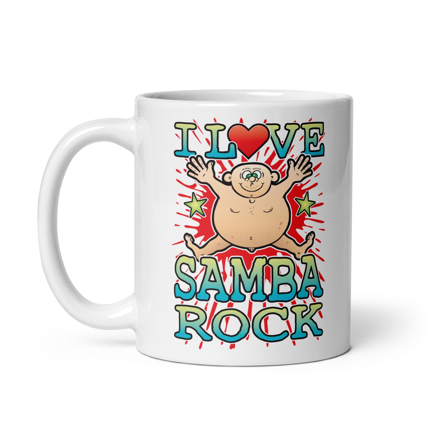 I Love Samba Rock Ceramic Mug
