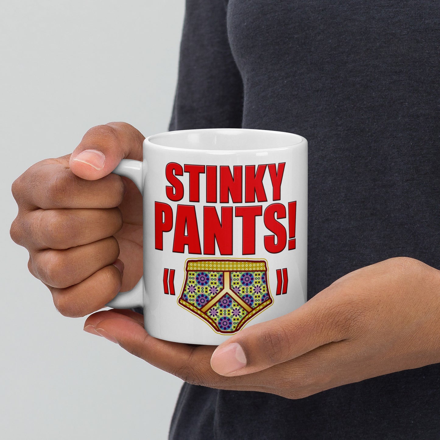 Stinky Pants Funny Slogan Ceramic 11oz Mug