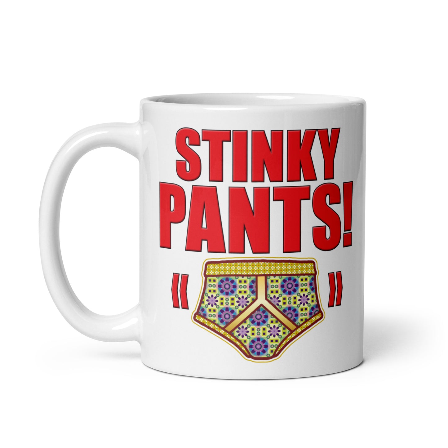 Stinky Pants Funny Slogan Ceramic 11oz Mug