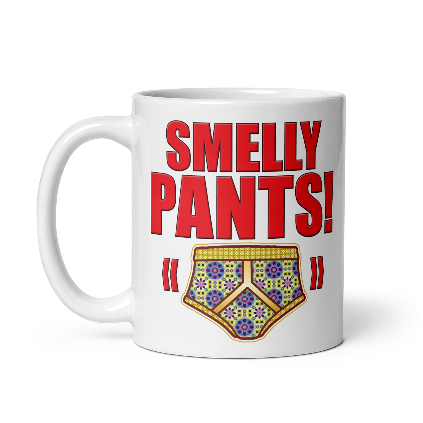 Smelly Pants Funny Slogan Ceramic 11oz Mug