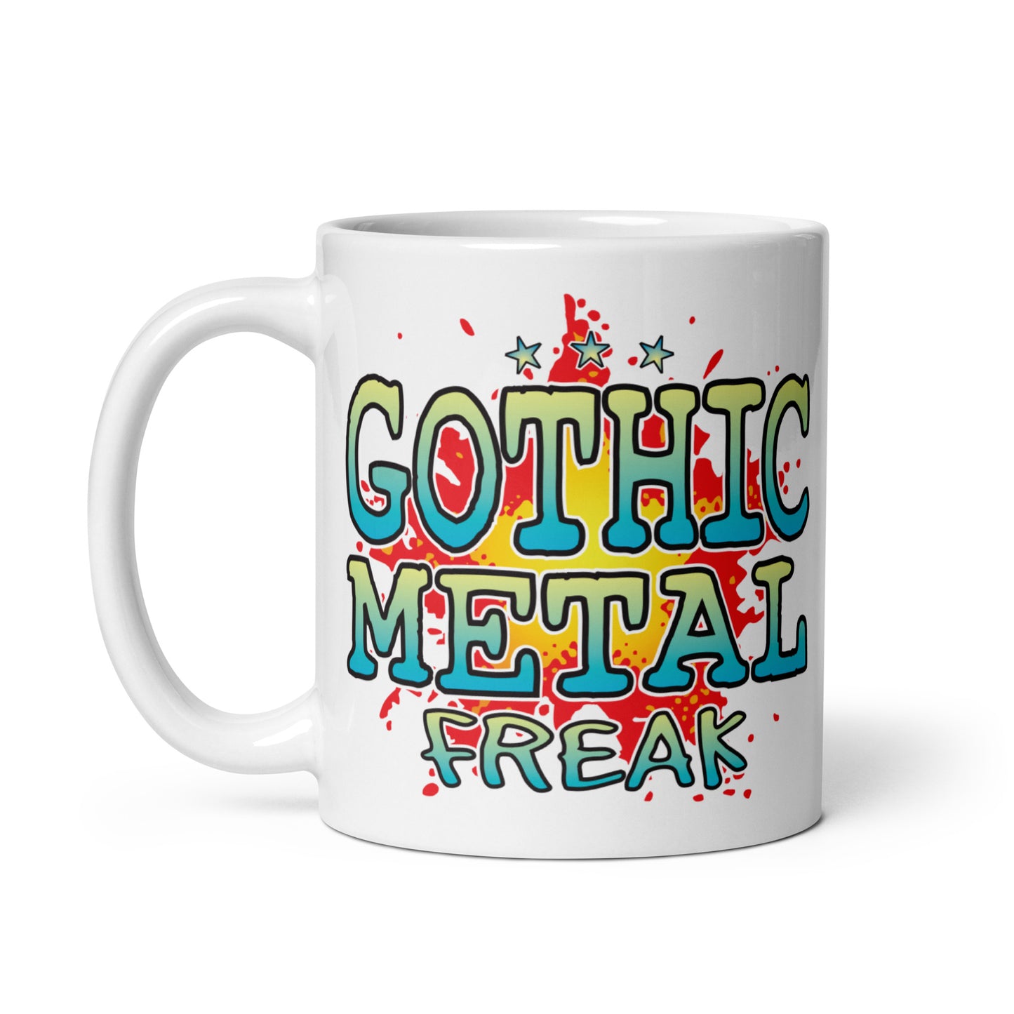Gothic Metal Ceramic Mug