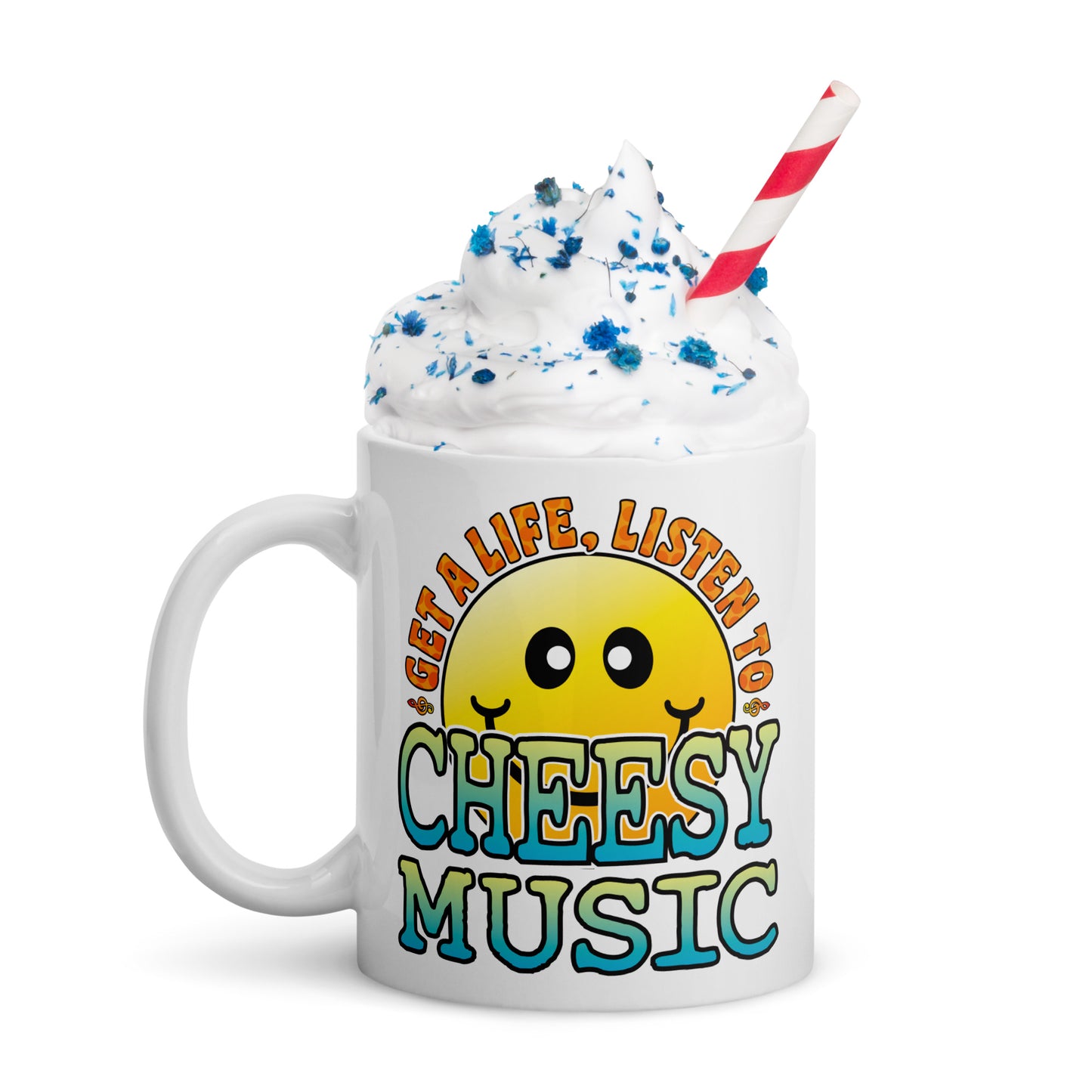 Cheesy Music Ceramic Mug