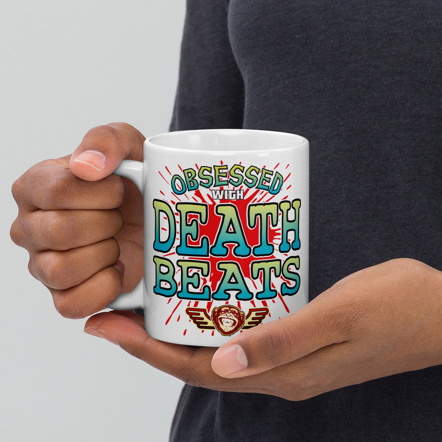 Death Beats Ceramic Mug