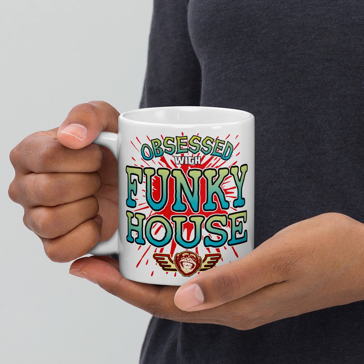 Funky House Ceramic Mug