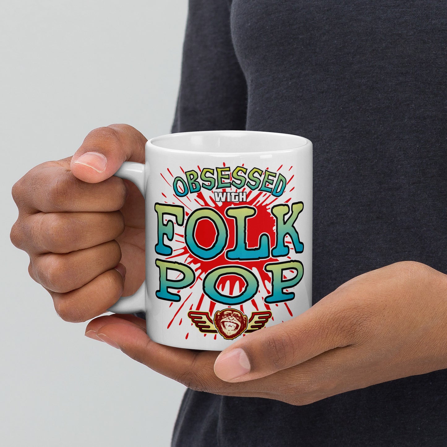 Folk Pop Ceramic Mug