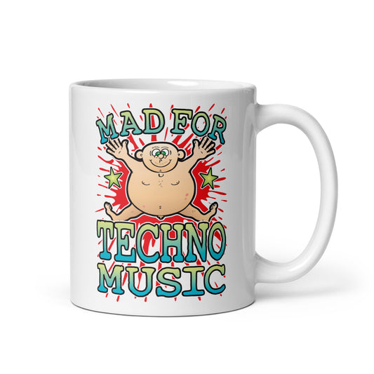 Mad For Techno Music Mug