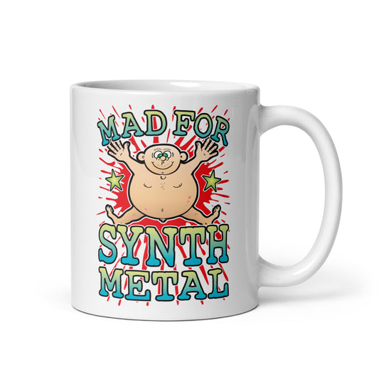 Mad For Synth Metal Mug