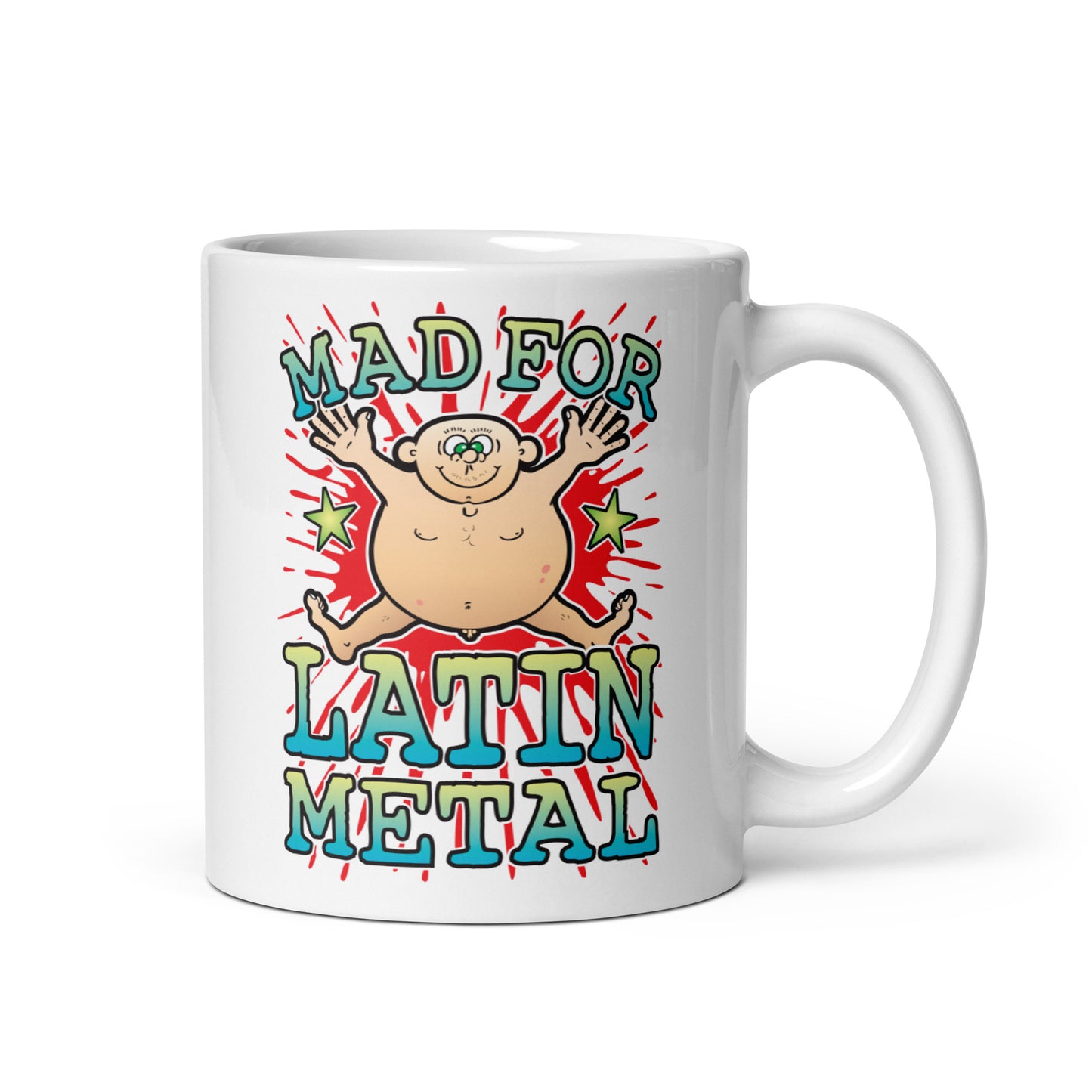 Mad For Latin Metal Mug