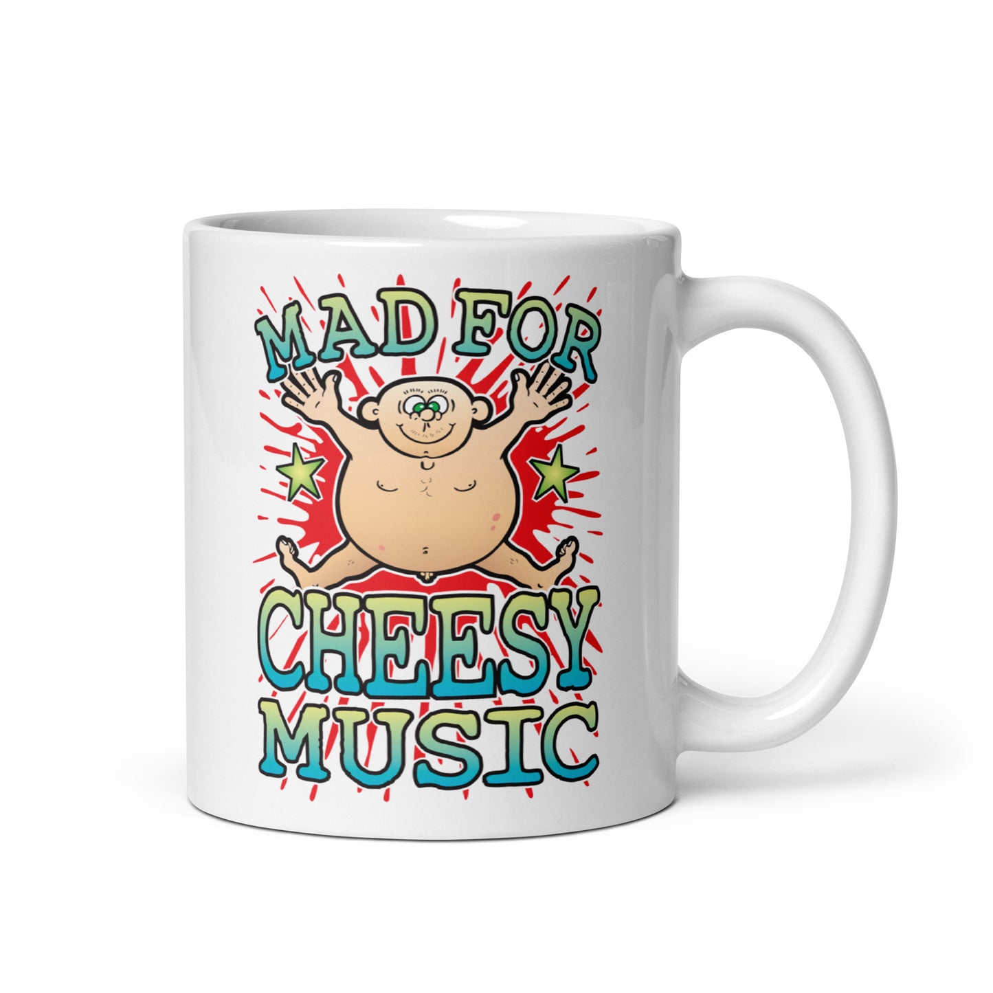 Mad For Cheesy Music Mug