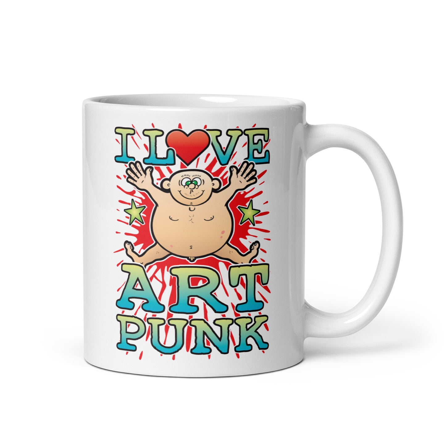 I Love Art Punk Ceramic Mug